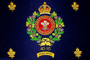 Regimental Association Colours - click for higher quality image to open in a new window.